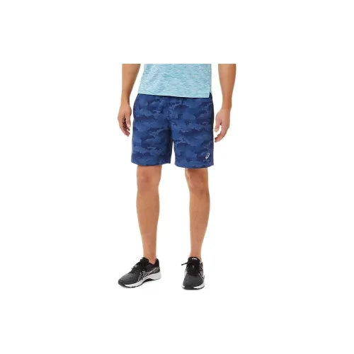 Asics Casual Shorts Men Dark Blue