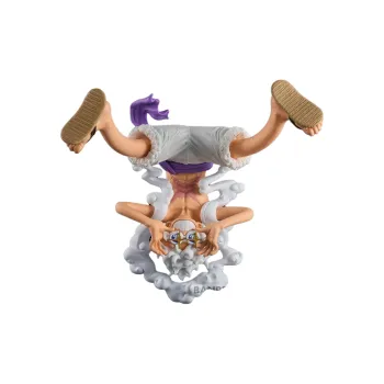 BANPRESTO One Piece Bandai Glass Factory KOA Artistic King Five Speed Luffy Nika Shape 2 Bonus Gifts 13cm