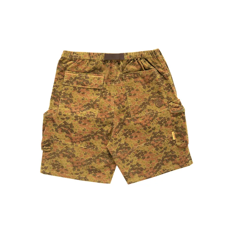 Round Two Casual Shorts Unisex Orange Yellow-1