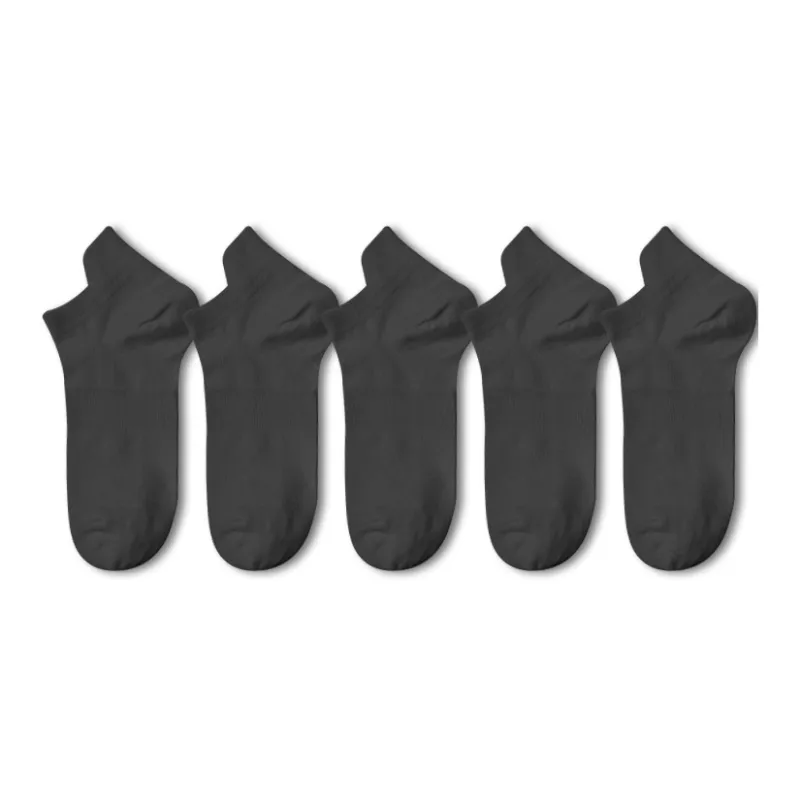 Mulong Family No-Show Socks Men's 5 Pack-1