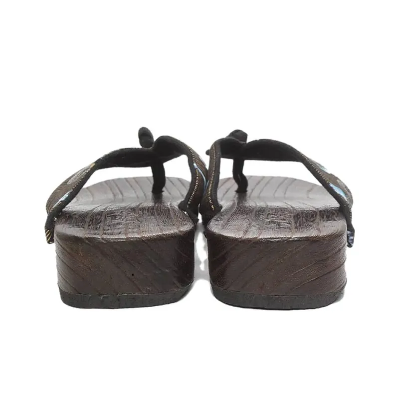 ONIARAI Flip Flops Men's Black Gold-4