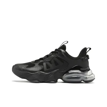 QIAODAN North Pluto 3.0 Cushioning Anti-Slip And Wear-Resistant Low-Top Running Shoes Men's Black Iron Gray