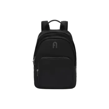 Furla Essential Nylon Backpack Medium Size Men's Black