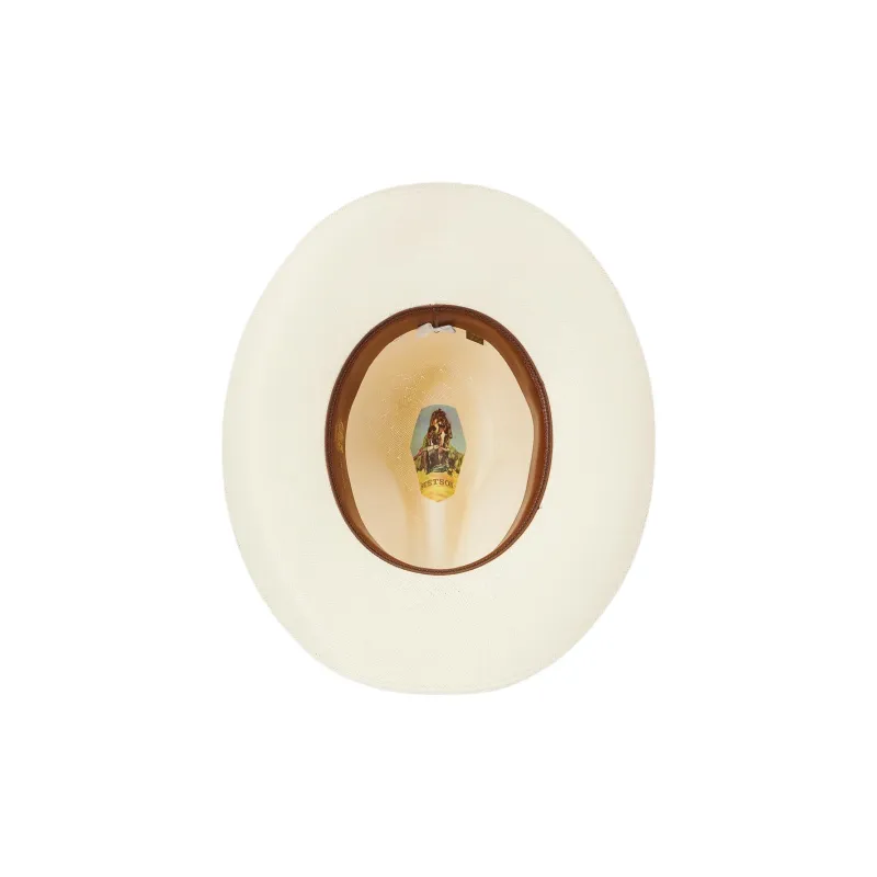 STETSON Straw Silk Sun Protection Hats Unisex Ecru-4