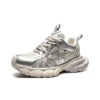 CAIHEE Cushioning Anti-Slip And Wear-Resistant Low-Top Chunky Sneakers Women's