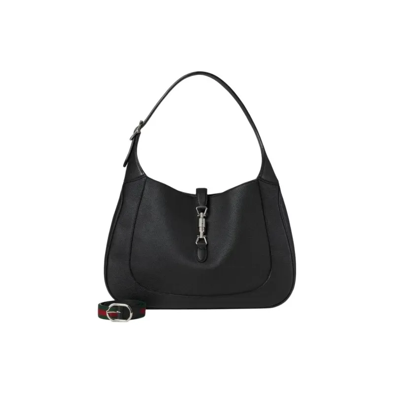GUCCI Grained Soft Leather Handbag Shoulder Bag Men's Black-1