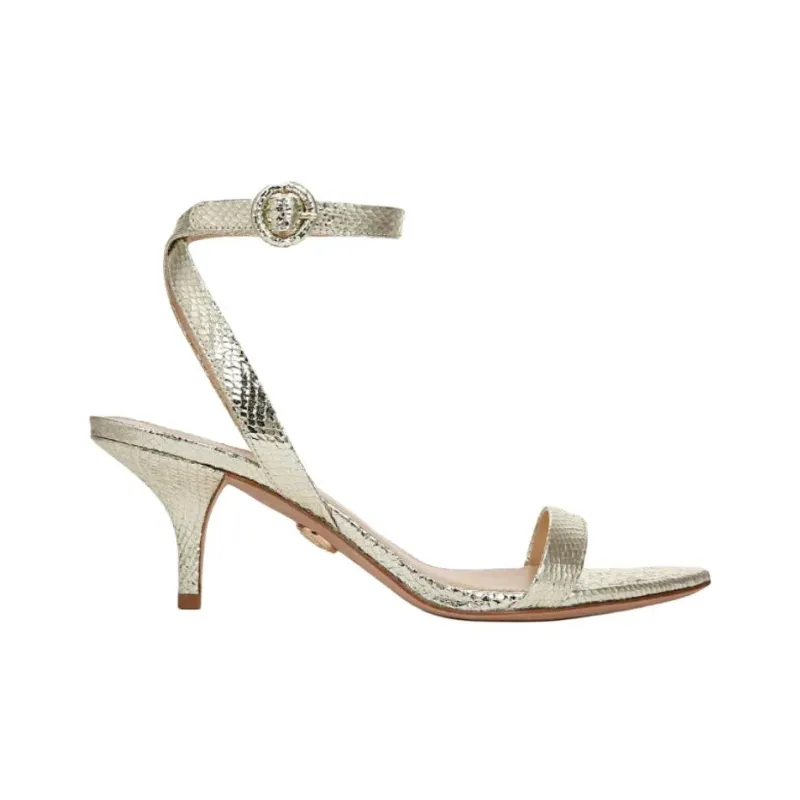 VERONICA BEARD Darcelle Strap Sandals 5cm Women's Gold-1
