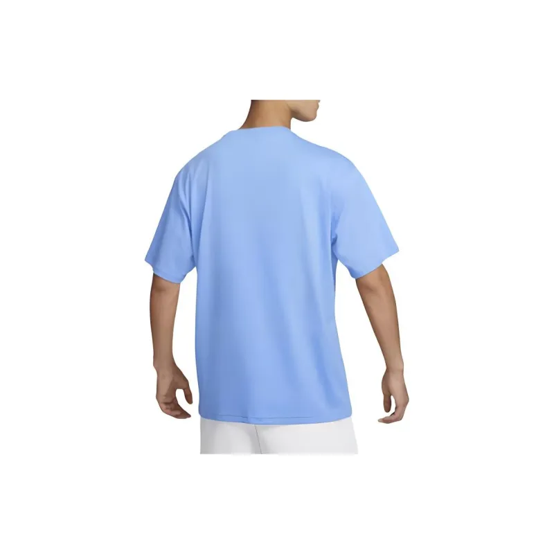 Nike Drop Shoulder Sleeve T-Shirt Men's Blue-1