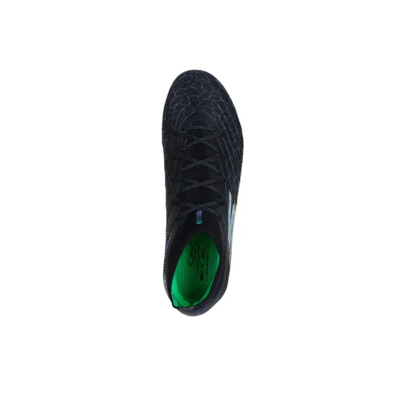 Skechers SKX 01   1.5 ELITE Anti Slip Wear Resistant Soccer Shoes Unisex Black Silver-3