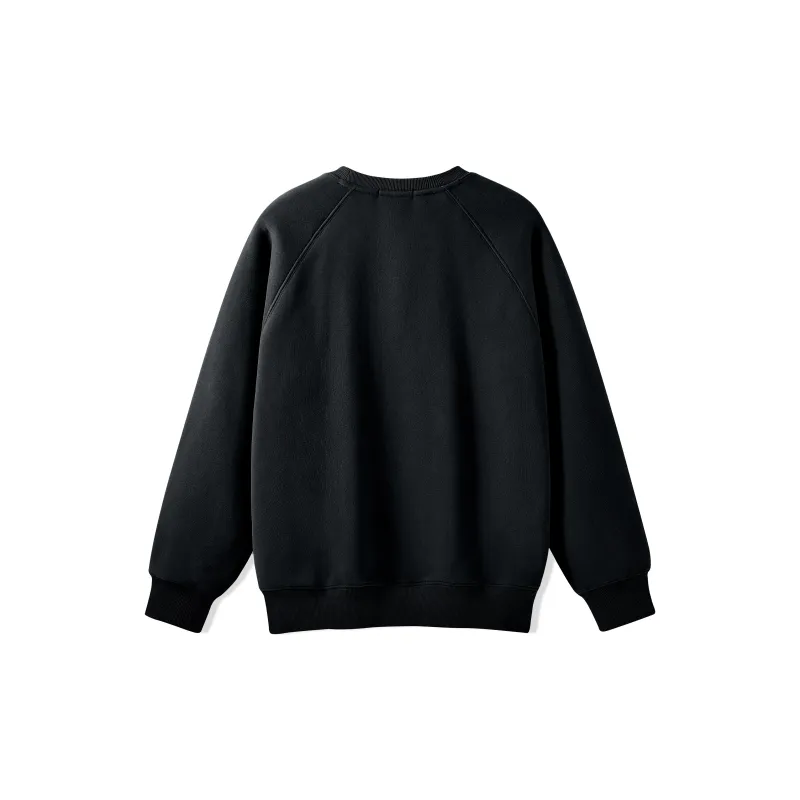 CAMEL Polar Fleece Warm Skin Stretch Soft Top Pocket Patchwork Raglan Sleeve Slim Fit Hoodie Men's-1