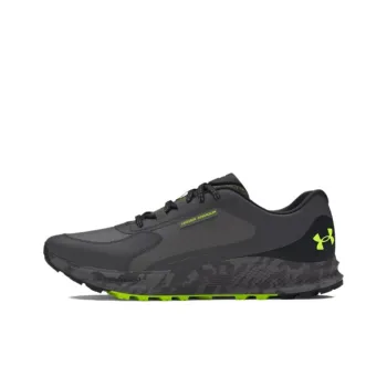 Under Armour Charged Bandit Trail 3 Wear-Resistant Low-Top Casual Running Shoes Unisex Black Yellow
