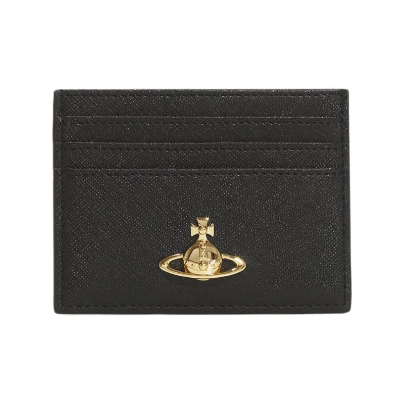 Vivienne Westwood Recycled Polyester Cotton With Polyurethane Card Holder Women's Black-0