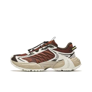 Anta Star Moon 2 Anti Slip Wear Resistant Low Top Chunky Sneakers Men's Brown White