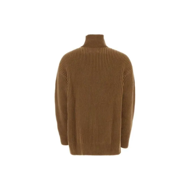 JIL SANDER Chunky Ribbed Turtleneck Jumper-1
