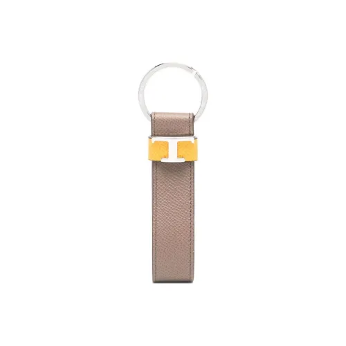 TOD'S Timeless-logo Leather Keyring