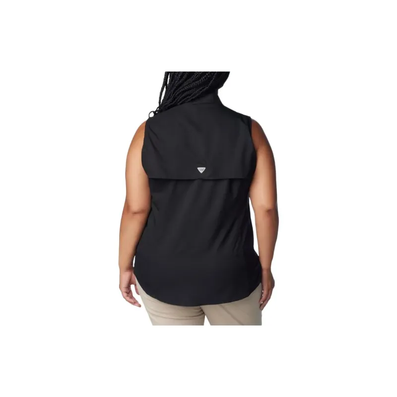 Columbia PFG Tamiami Shirt Women's Black-1