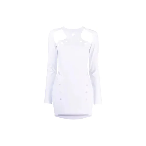 Jean Paul Gaultier Long-Sleeved Dresses Women's White