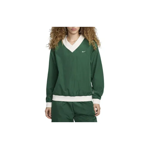 Nike Sportswear Essentials Series Sweatshirts Women's Canyon Green/Sail