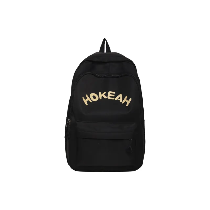 SUPERCUTE Nylon Backpack Women's White/Black/Green/Pink/Yellow-17
