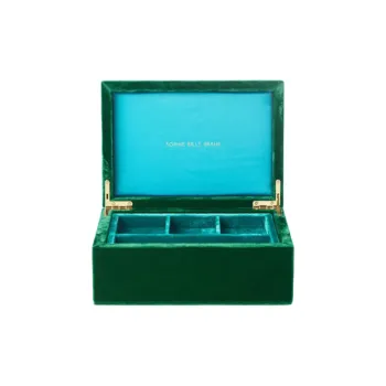 SOPHIE BILLE BRAHE Plush Velour Jewelry Boxes Women's Green