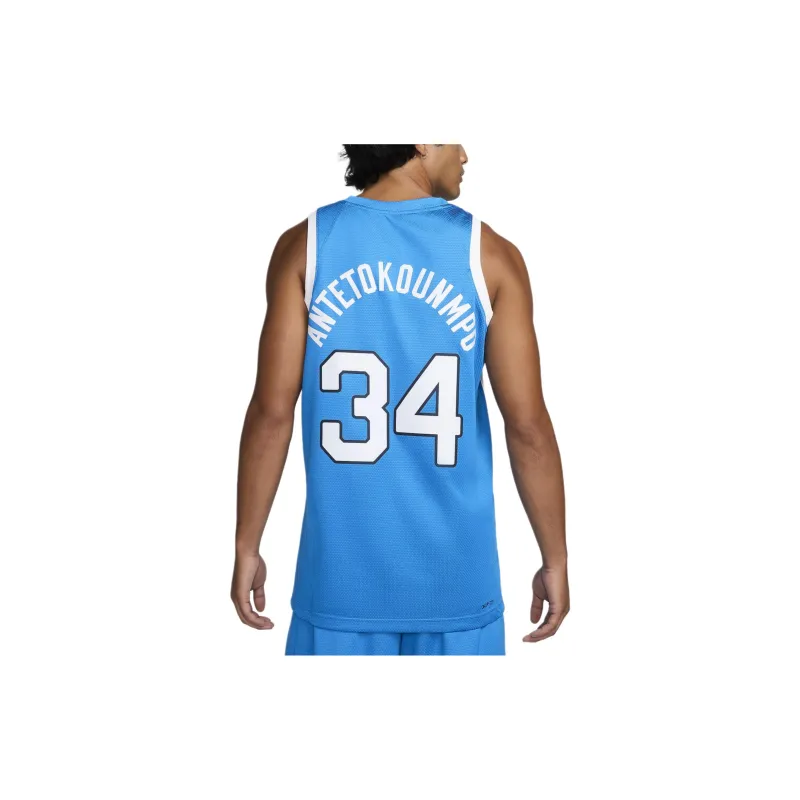 Nike Giannis Antetokounmpo Greece Limited Road Men's Nike Basketball Replica Jersey-3