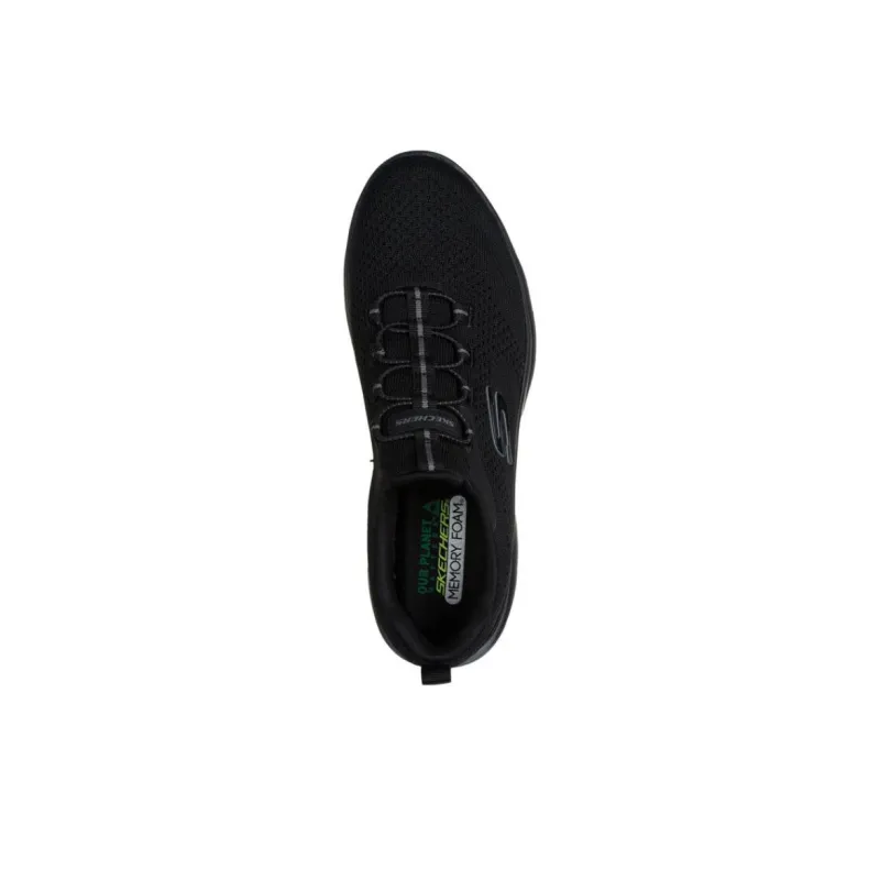 Skechers Summits Slip Resistant Low Top Casual Shoes Men's Black-3