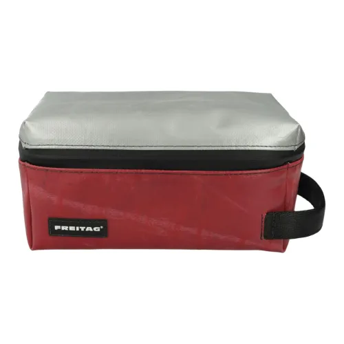 FREITAG Storage Bags Tomato Red With Silver Accents