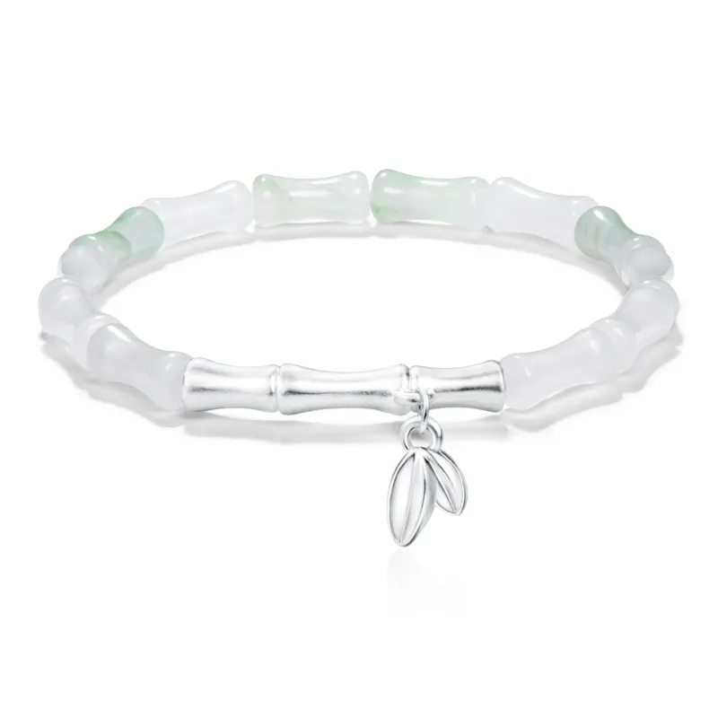 North Cain Colored Glaze Jade Bracelets Unisex-0