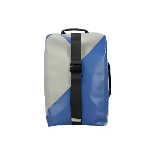 FREITAG Backpacks Light Gray With Blue Accents