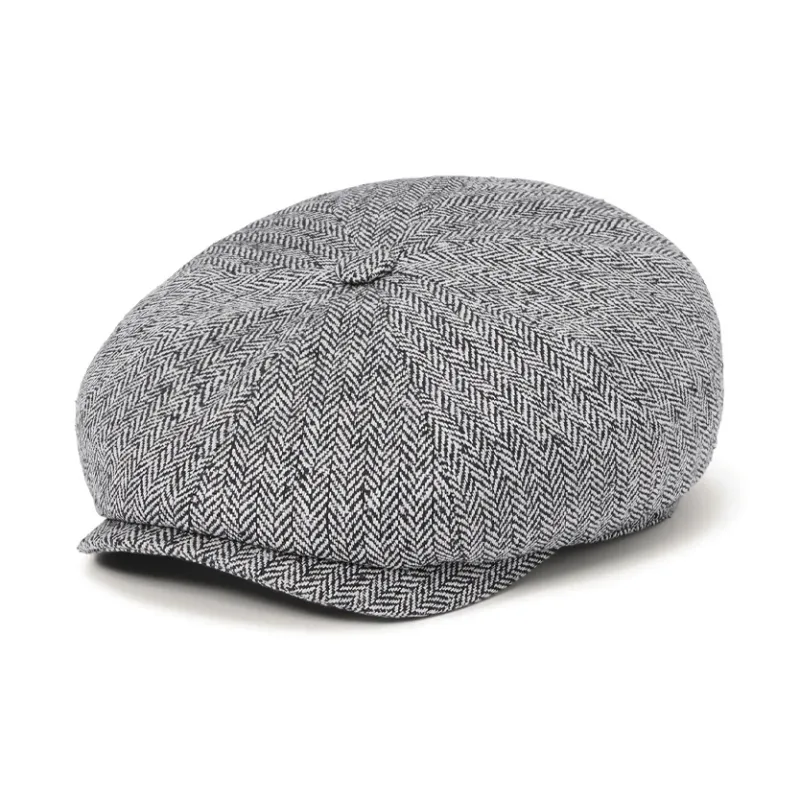 STETSON Polyester Berets Unisex Black Gray Color-1