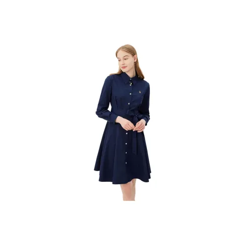 Hush Puppies Long-Sleeved Dresses Women's Dark Blue