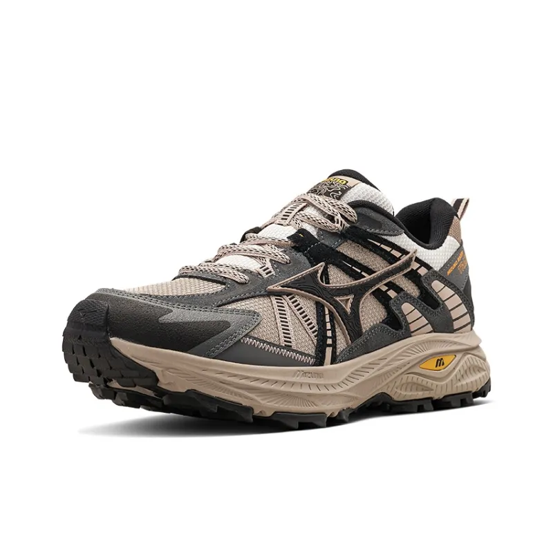 Mizuno Racer Trail Anti Slip Wear Resistant Low Top Running Shoes Unisex Light Umber-1