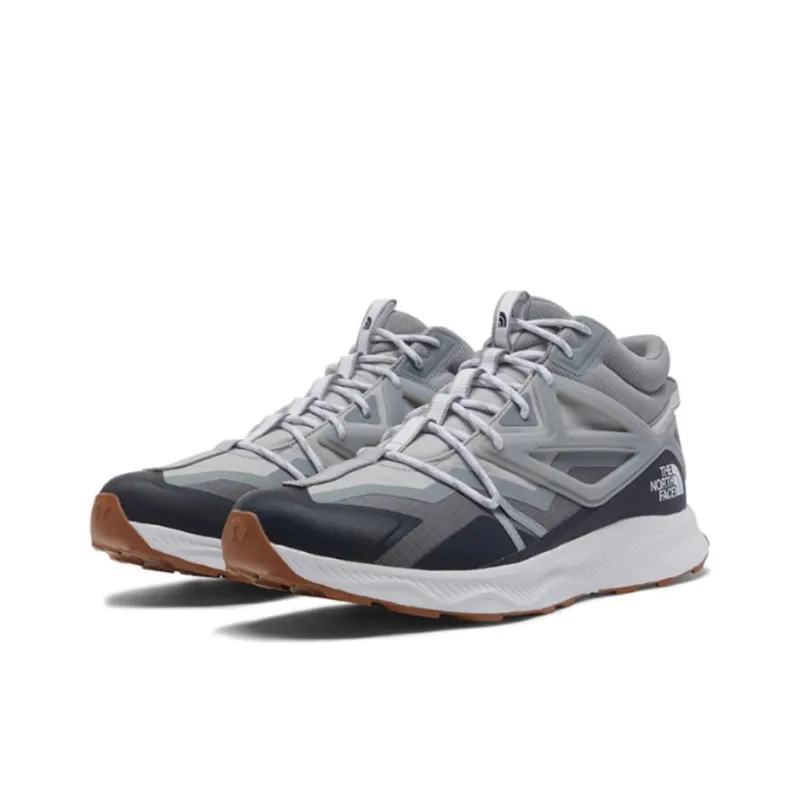 THE NORTH FACE Oxeye Wear resistant And Waterproof Mid Top Outdoor Shoes Men's Gray-1