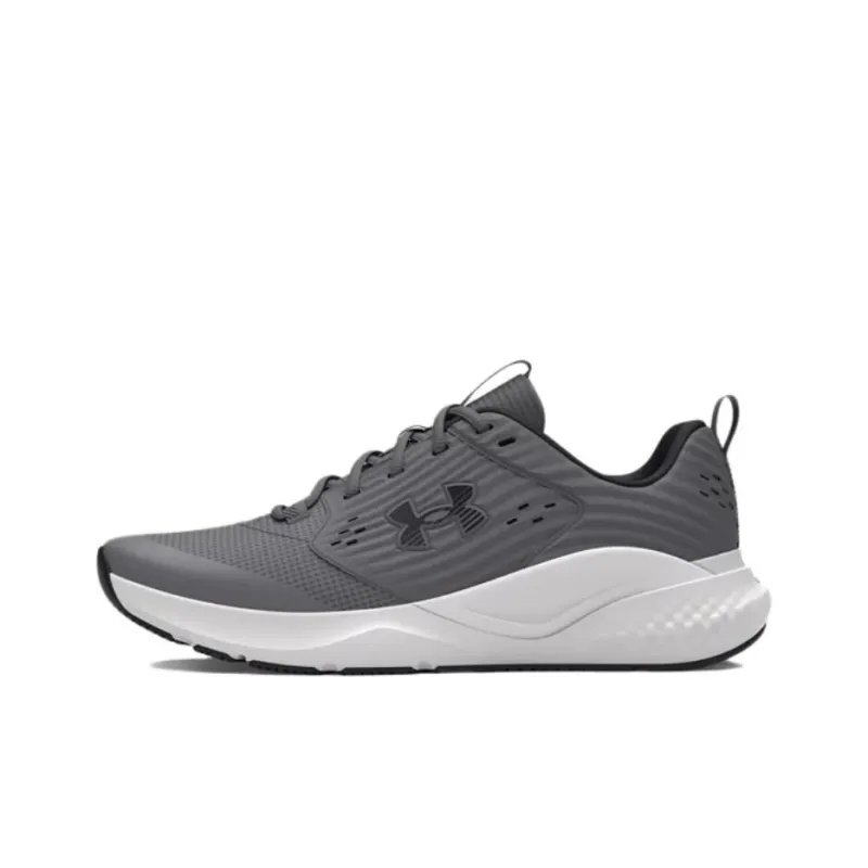 Under Armour Commit 4 Abrasion Resistant Breathable Low Top Training Shoes Unisex Gray-0