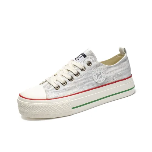 Pnj Slip Resistant Height Increasing Low Top Canvas Shoes Women's