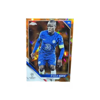 Topps Champions League CHROME Sapphire France Chelsea Leicester City Canter Soccer Star Card Pass Sports Cards 1 Pc
