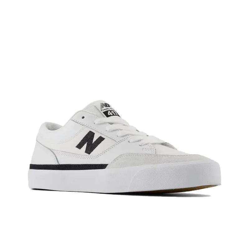 New Balance Numeric Franky Villani 417 Anti Slip Wear Resistant Low Top Skateboard Shoes Unisex White-2