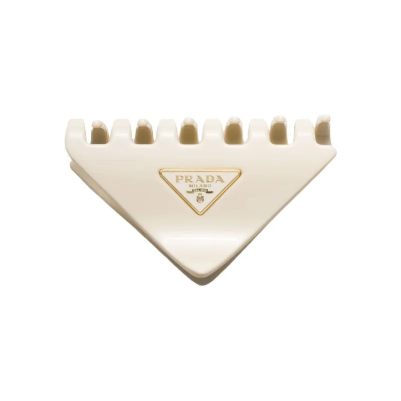 PRADA Logo appliqué Hair Clip-1