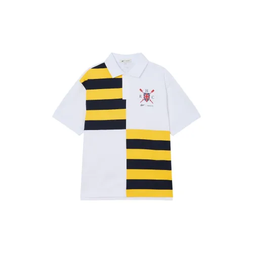 Hazzys X Reebok Polo Shirts Men Yellow/White