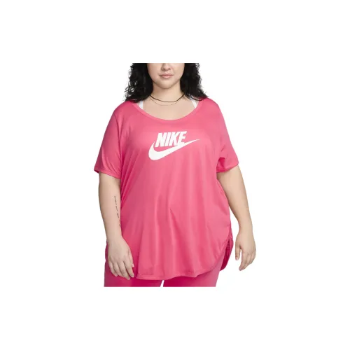 Nike Sportswear Essentials Series T-Shirts Women's Purple Thistle Pink