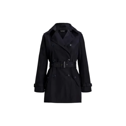 Ralph Lauren Trench Coats Women's Dark Blue