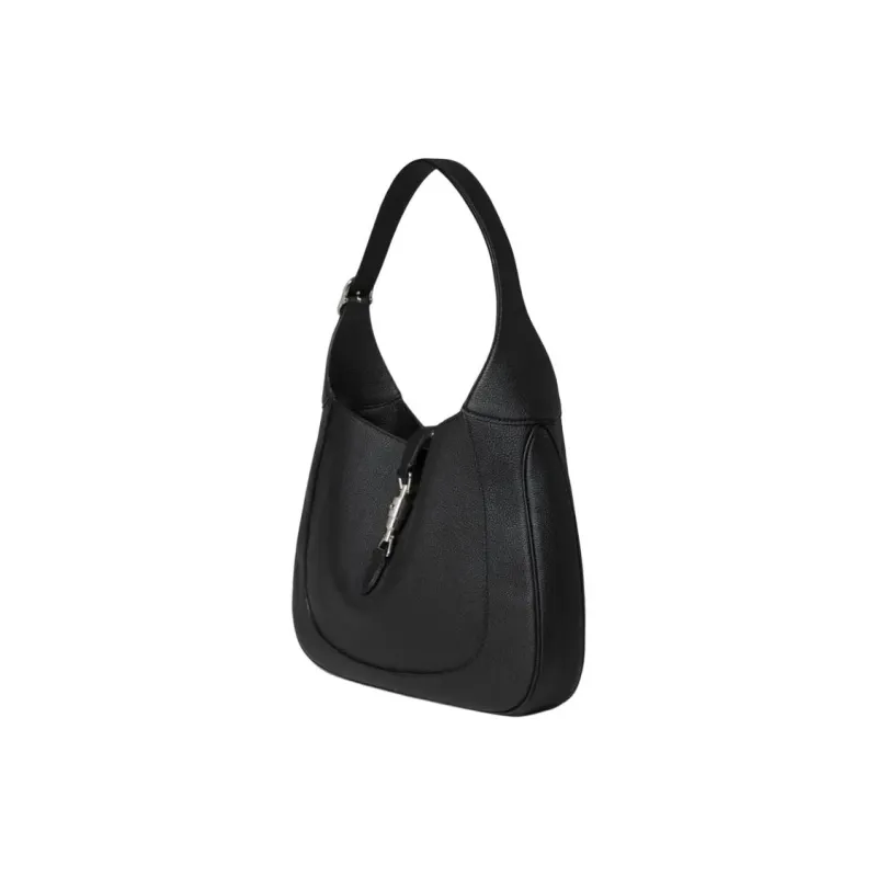 GUCCI Grained Soft Leather Handbag Shoulder Bag Men's Black-2