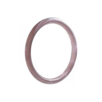 Clear Snow Chalcedony Jade Bangles Unisex