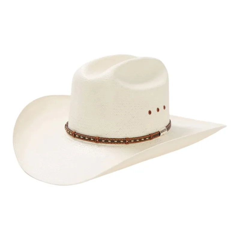 STETSON Straw Sun Protection Hats Unisex White-0
