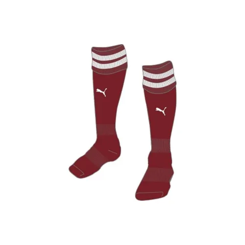 PUMA Knee-High Socks Unisex Red