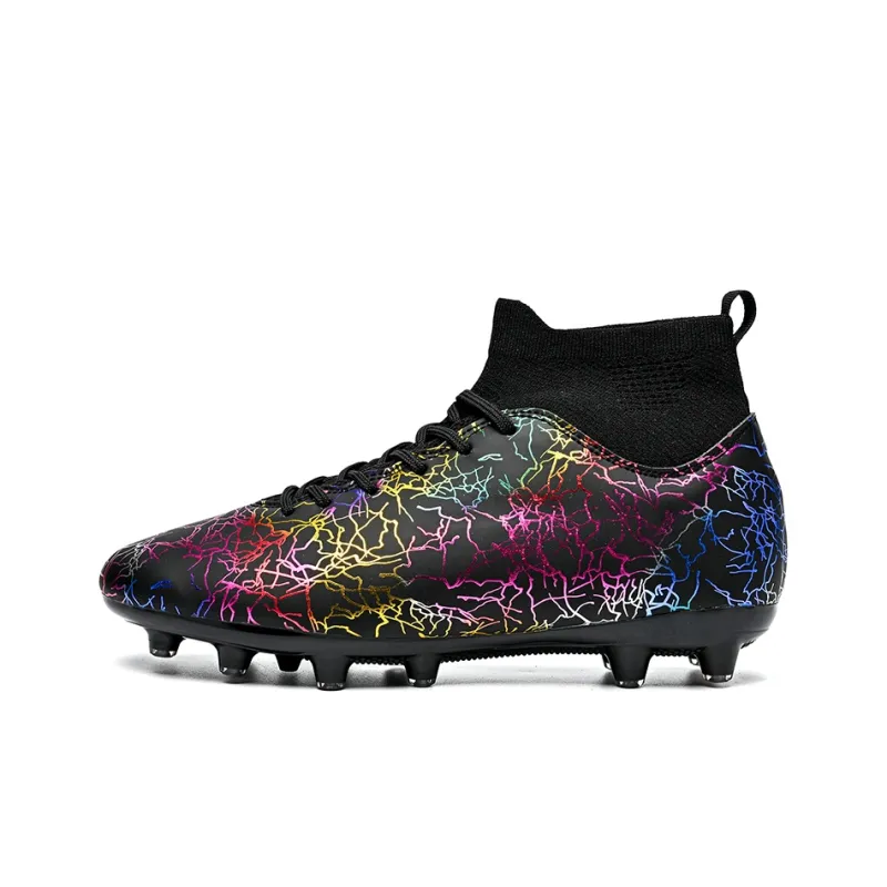 Kuding FG Rubber Long Studs Soft Ground Natural Ground Slip-Resistant Breathable Coverage Soccer Shoes Unisex-1