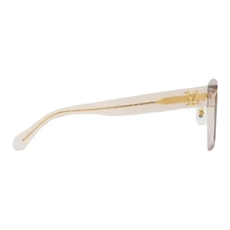 LOUIS VUITTON Acetate Square Sunglasses Men's Brown-2