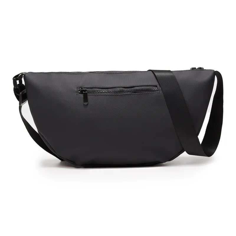 PEAK Fabric Dumpling Shoulder Bag Crossbody Bag Regular Unisex Black-1