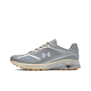 Under Armour Apparition Anti Slip Wear Resistant Low Top Casual Running Shoes Unisex Silver
