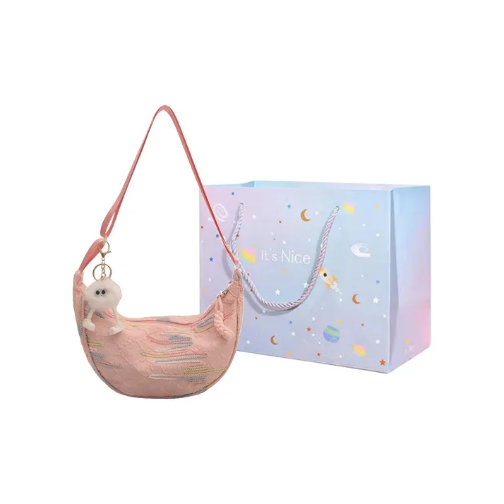 GOX Pu Shoulder Bag Women's White/Black/Yellow/Pink-35